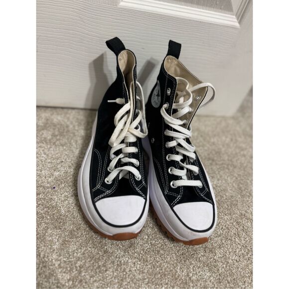 Converse Run Star Hike High Top Platform Black Size US Women’s 9, Men’s 7.5 EUC - Picture 3 of 9